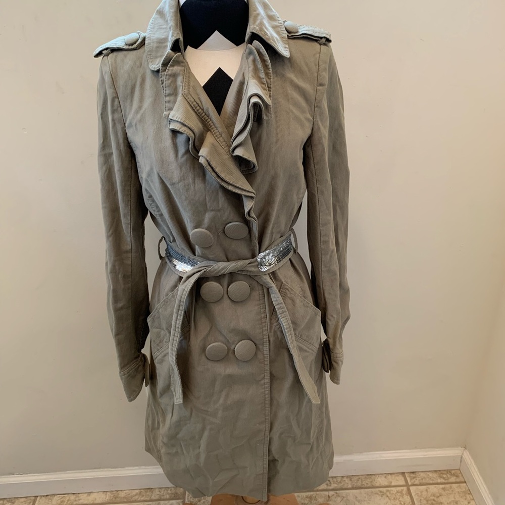 Generation by Erica Davies Olive Green Trench Coat